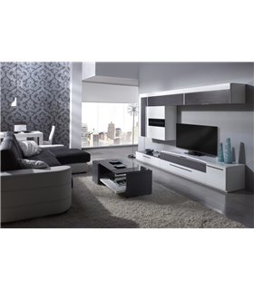 Composición 09 - Ceniza + Blanco Salón Square